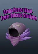 Roblox - Raven Hunter Hood - Tower Defense Simulator (DLC) Key GLOBAL